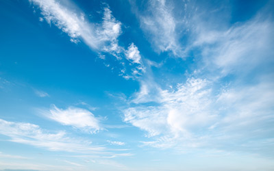 Himmel mit Wolken